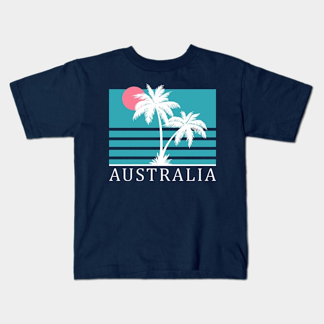 Australia Gift Kids T-Shirt by JKFDesigns